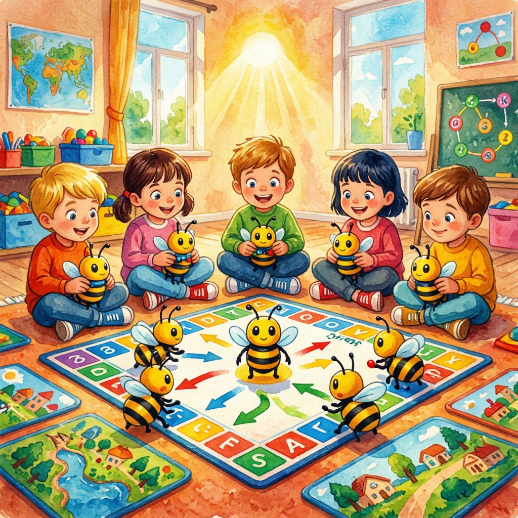 Фотография кружка «Юный программист: Путешествие с BEE-BOT»